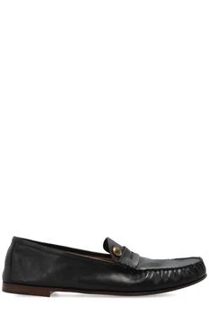Versace | Versace Ruched Slip-On Loafers
