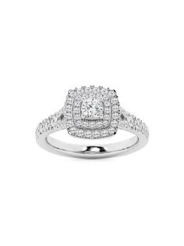 Saks Fifth Avenue | Build Your Own Collection Platinum & 0.93 TCW Diamond Engagement Ring