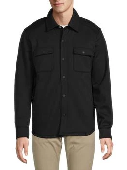 Cascade Curved Hem Shacket