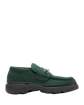 Burberry | Men
s Creeper Clamp Slip On Loafers In Green