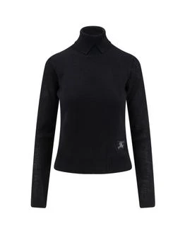 Burberry | Burberry EKD Embroidered Turtleneck Jumper
