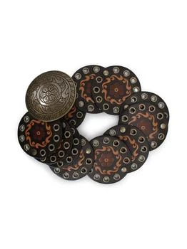 ETRO | Etro Print And Studs Embellished Belt