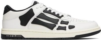 AMIRI | Black 
White Skel Top Low Sneakers