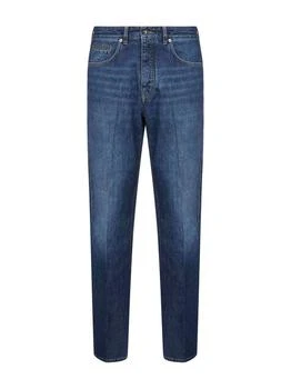 Givenchy | Givenchy Logo Embroidered Straight Leg Jeans