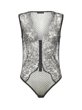 Dolce & Gabbana | Dolce & Gabbana Textured Plumetis Bodysuit
