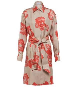 Salvatore Ferragamo | Printed silk twill shirt dress