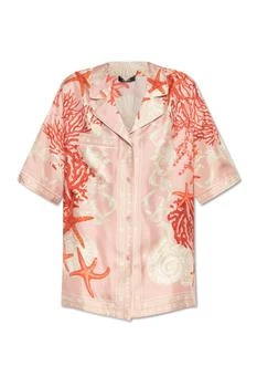 Versace | Versace Barocco Sea Printed Short-Sleeved Shirt