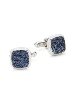 Effy | Sterling Silver 
Sapphire Cufflinks