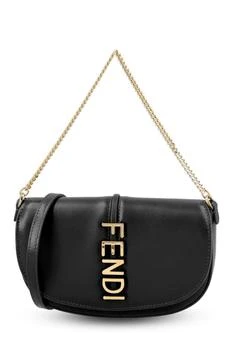 Fendi | Fendi Fendigraphy Logo Lettering Chain-Linked Wallet