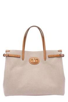 Valentino | Valentino Antibes VLogo Plaque Medium Top Handle Bag