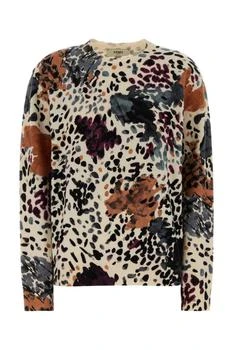 Fendi | Fendi Falena Motif Printed Crewneck Jumper
