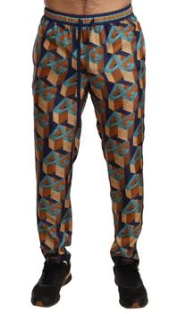 Dolce & Gabbana | Patterned Joggers Silk Men's Pants