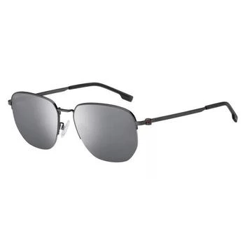 Hugo Boss Silver Mirror Sport Men's Sunglasses BOSS 1538/F/SK 0R80/T4 57