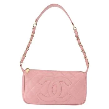 Chanel | Timeless Cc Chain Shoulder Bag Quilted Caviar Leather Shoulder Bag Bag (Pre-Owned)