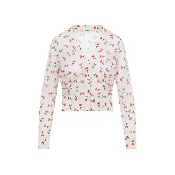 Jil Sander | Jil Sander Floral V-Neck Cardigan