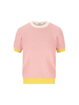 Fendi | Fendi FF Jacquard Short Sleeved Jumper