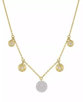 Effy | Diamond (3/8 ct. t.w.) Necklace in 14k Yellow Gold