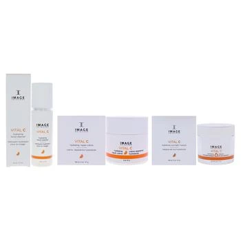 IMAGE Vital C Hydrating Kit by  for Unisex - 3 Pc 2oz Overnight Masque, 6oz Repair Cream, 6oz Facial Cleanser