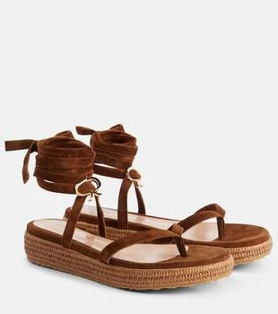 Gianvito Rossi | Suede espadrille sandals