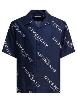 Givenchy | Givenchy Logo Printed Short-Sleeve Bowling Shirt