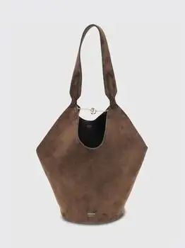 Khaite | Lotus Suede Calfskin Bag Khaite