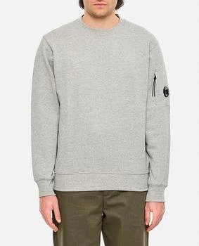 Diagonal Raised Fleece Crewneck Lens Sweatshirt