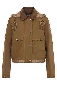 Moncler | Moncler Collared Button-Up Hooded Jacket