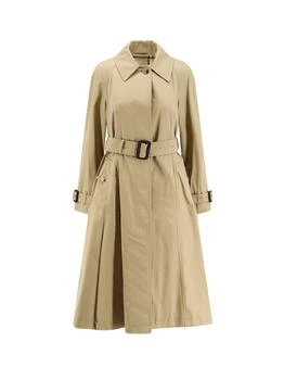 Burberry | Burberry Long Gabardine Ellingham Fit Flare Car Coat