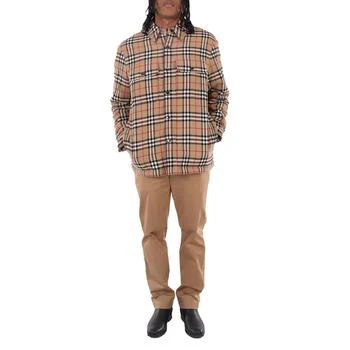 Burberry | Archive Beige Vintage Check Wool Cotton Overshirt