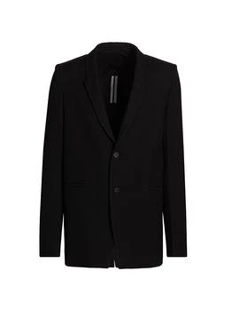 Rick Owens | Giacca Wool Single-Breasted Blazer