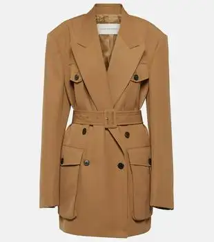 Dries Van Noten | Double-breasted gabardine jacket