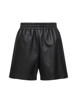 Gucci | GUCCI | Black lambskin Bermuda shorts | Man | 48