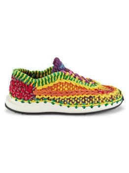 Valentino | Woven Platform Sneakers
