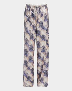 Dries Van Noten | Puvis Sequined Relaxed Drawstring Pants