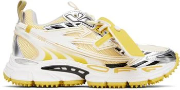 Yellow & White Be Right Back Sneakers