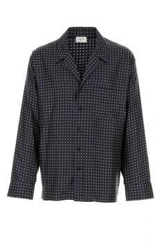 Yves Saint Laurent | Saint Laurent All-Over Patterned Button-Up Shirt