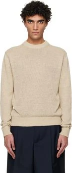 Jil Sander | Beige Silk Sweater