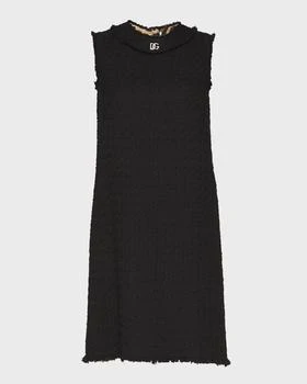 Dolce & Gabbana | Raw-Edge Tweed Shift Dress