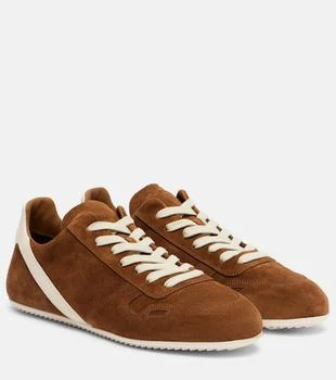 Rick Owens | Minimal suede sneakers