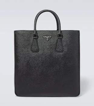 Prada | Logo Saffiano leather tote bag