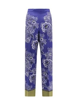 ETRO | Etro Bandana Print Straight-Leg Trousers