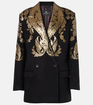 ETRO | Paisley wool and cashmere blazer