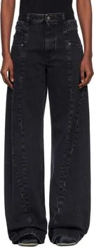 MAISON MARGIELA | Black Cut-Out Jeans