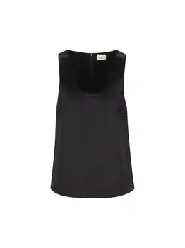 Yves Saint Laurent | Saint Laurent Cassandre Pleated Satin Top