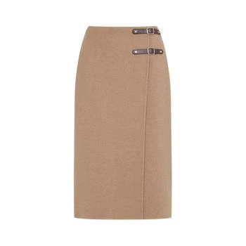 Max Mara | Max Mara Curzio Buckle Detailed Skirt