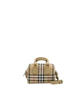 Burberry Unisex Mini Check Bowling Bag