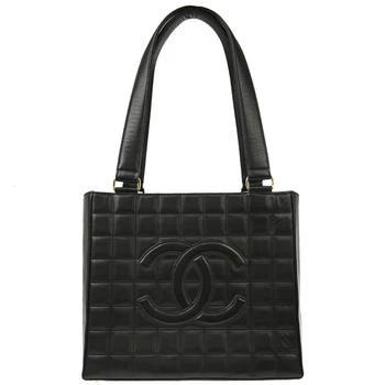 Chanel | Chocolate Bar Cc Tote Quilted Leather Leather Tote Bag Bag (Pre-Owned)