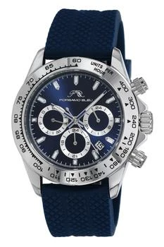 Preston Sport Men's Silicone Strap Watch, 1034APRR