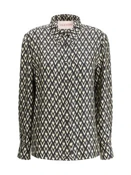 Valentino | Valentino Toute La V Monogram Long-Sleeved Shirt