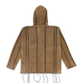 AMIRI | PERFORATED WHIP MINK CHARCOAL LEATHER JACKET